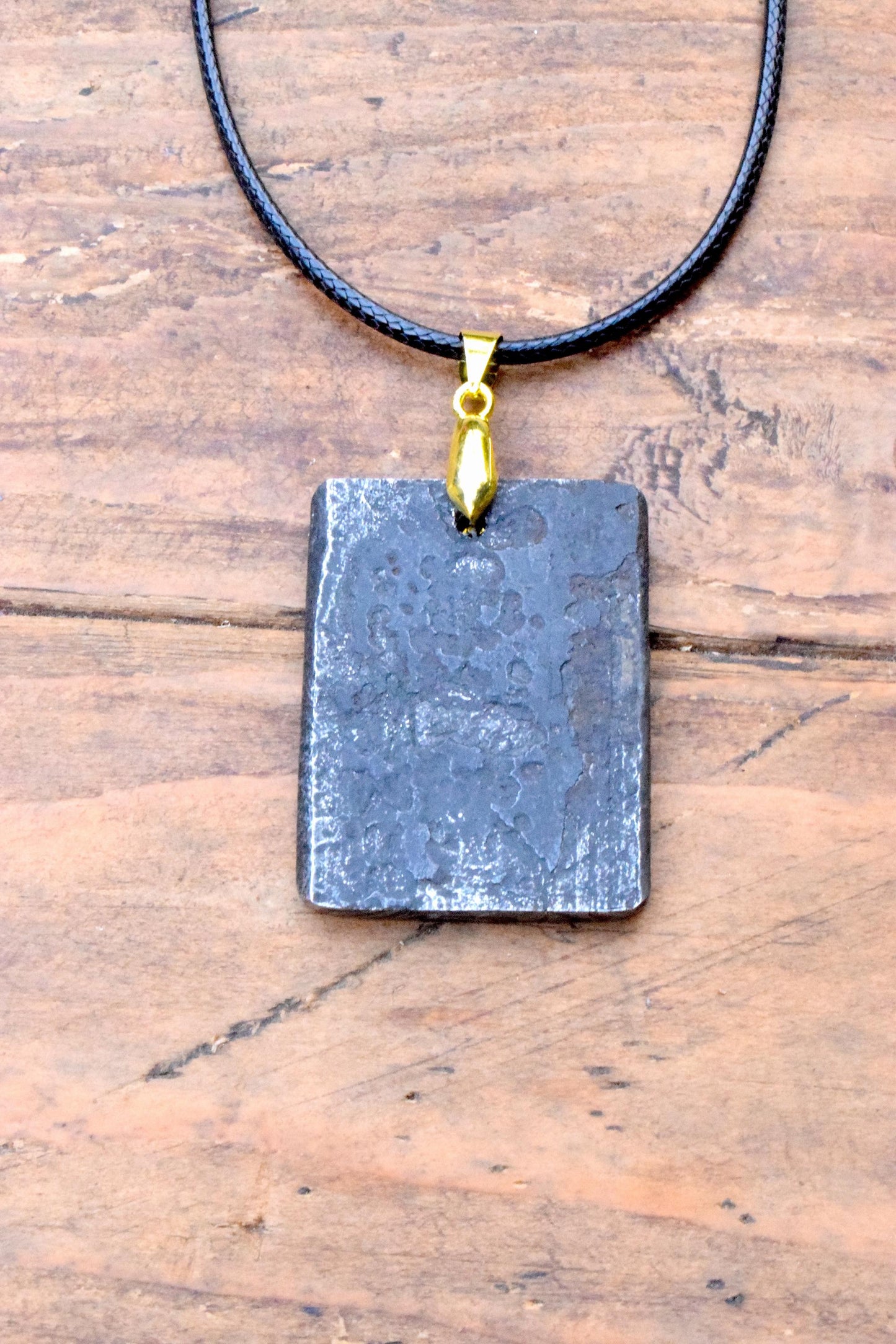 Handcrafted Multi-Bar Forge Welded Pendant – Unique Patterned Necklace from Pitstone Forge Anglo Saxon/Viking